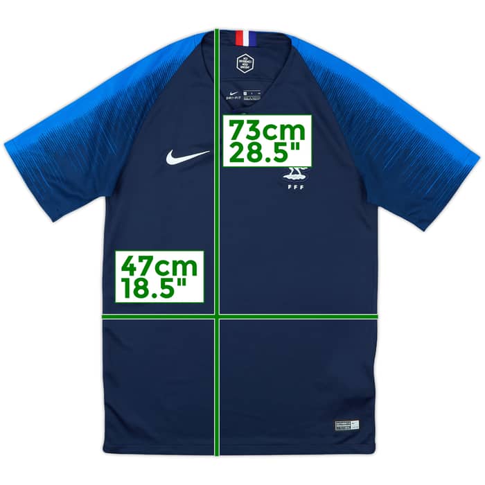 2018 France Home Shirt - 10/10 - (S)