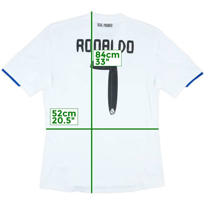 2010-11 Real Madrid Home Shirt Ronaldo #7 - 7/10 - (L)