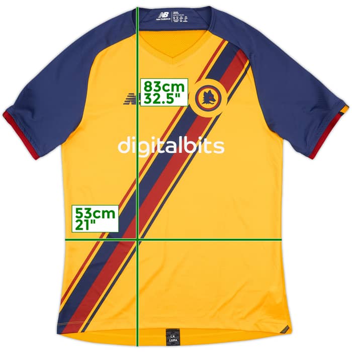 2021-22 Roma Third Shirt - 8/10 - (XXL)
