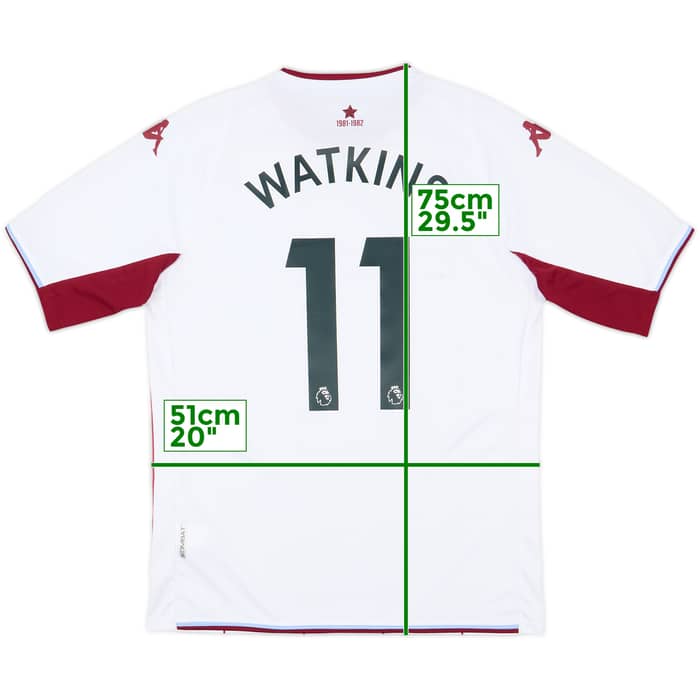 2021-22 Aston Villa Away Shirt Watkins #11 - 8/10 - (L)