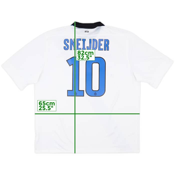 2011-12 Inter Milan Away Shirt Sneijder #10 - 6/10 - (XXL)