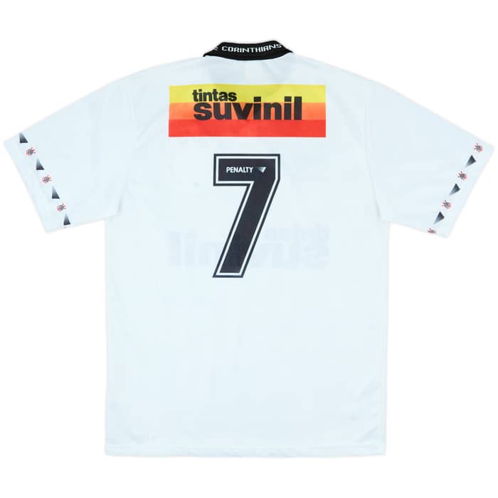 1995 Corinthians Away Shirt #7 - 7/10 - (L)