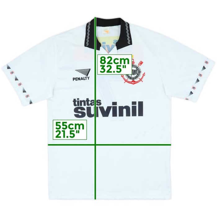 1995 Corinthians Away Shirt #7 - 7/10 - (L)