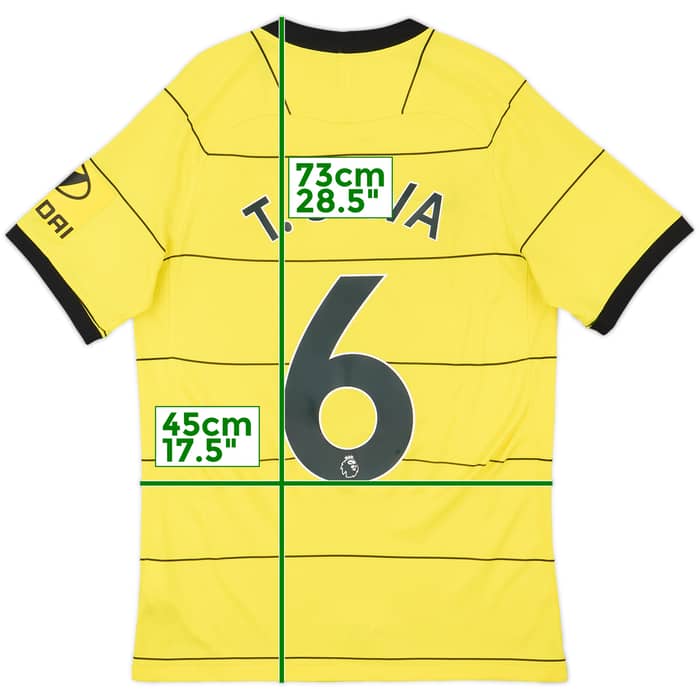2021-22 Chelsea Away Shirt T.Silva #6 - 7/10 - (S)