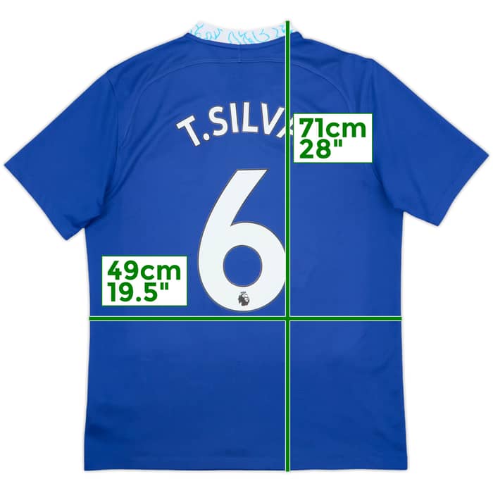2022-23 Chelsea Home Shirt T.Silva #6 - 8/10 - (M)