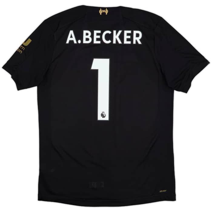 2019-20 Liverpool GK S/S Shirt A.Becker #1 - 6/10 - (M)