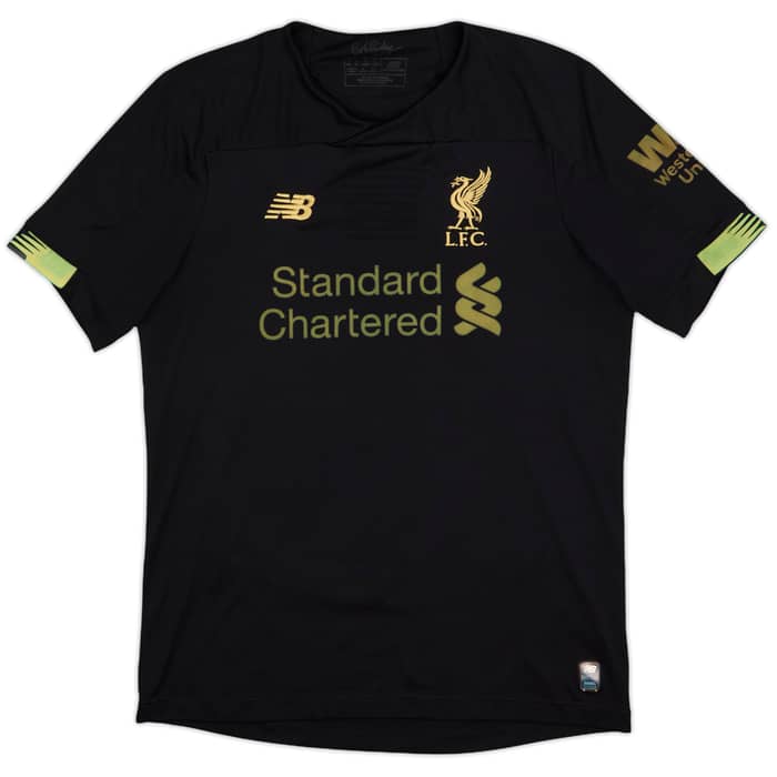 2019-20 Liverpool GK S/S Shirt A.Becker #1 - 6/10 - (M)