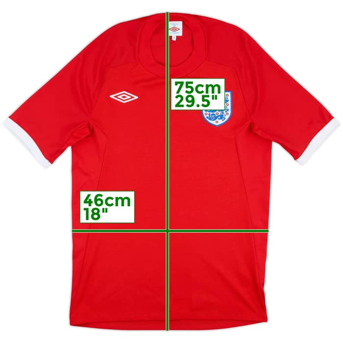 2010-11 England Away Shirt - 9/10 - (S)