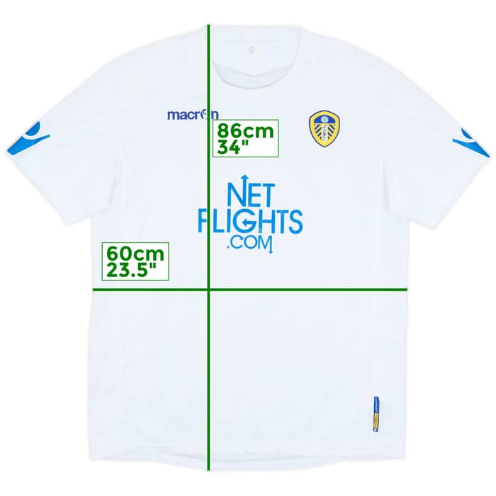 2010-11 Leeds United Home Shirt - 8/10 - (XXL)