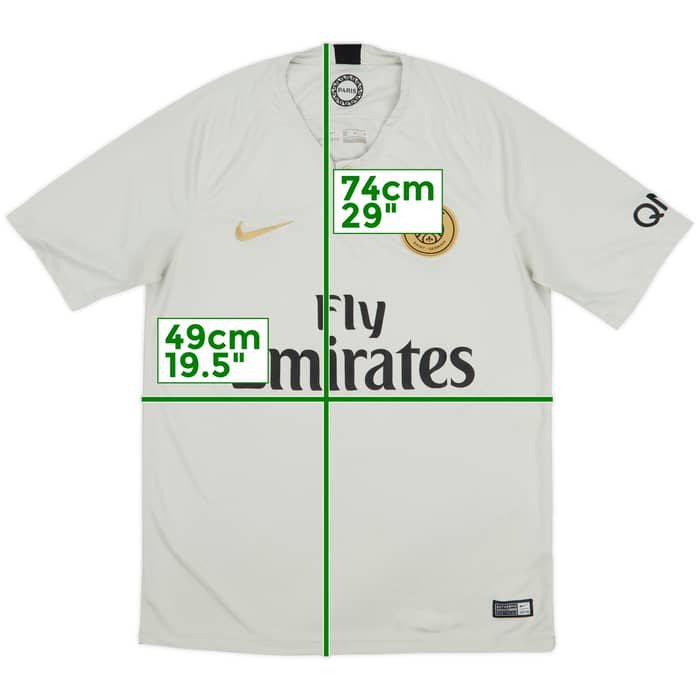 2018-19 Paris Saint-Germain Away Shirt - 7/10 - (M)