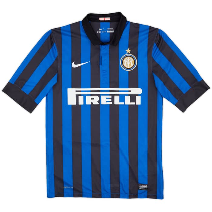 2011-12 Inter Milan Home Shirt Milito #22 - 7/10 - (S)