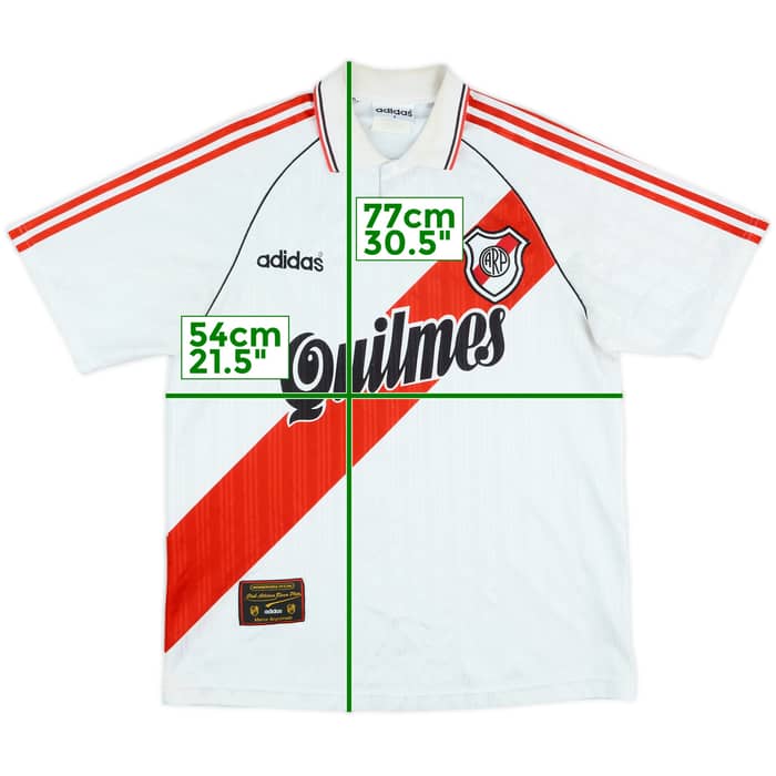 1995-96 River Plate Home Shirt - 8/10 - (L)