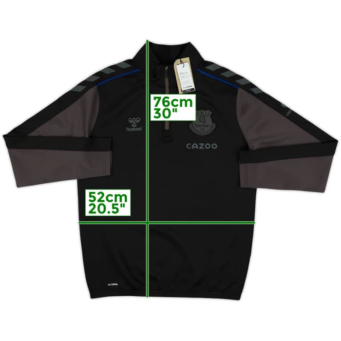 2021-22 Everton Hummel 1/4 Zip Training Top (S)