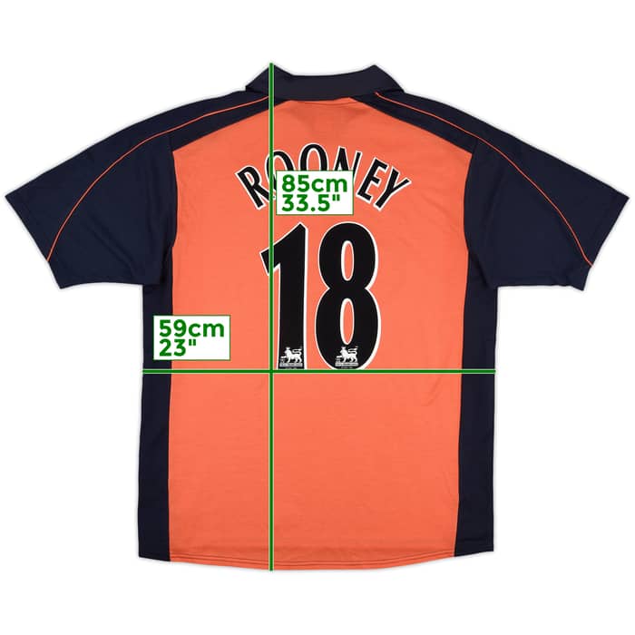 2001-02 Everton Third Shirt Rooney #18 - 6/10 - (L)