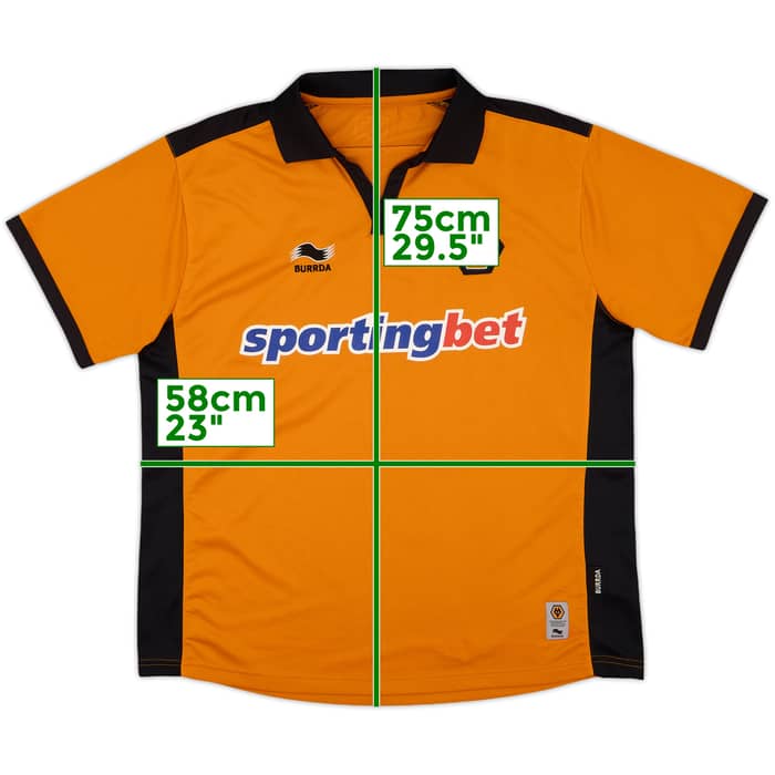 2010-11 Wolves Home Shirt - 8/10 - (XL)