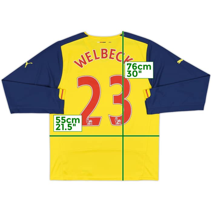2014-15 Arsenal Away L/S Shirt Welbeck #23 - 5/10 - (L)