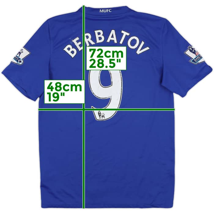 2008-09 Manchester United Third Shirt Berbatov #9 - 5/10 - (S)