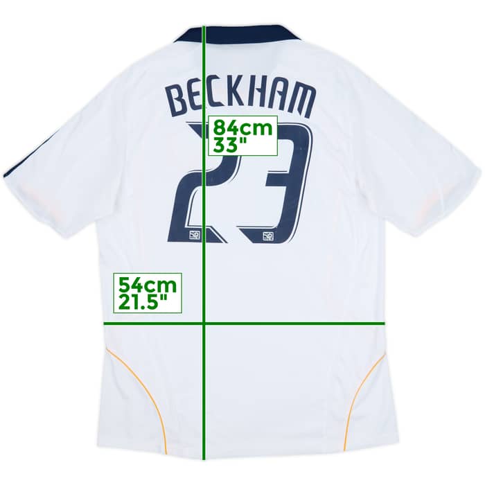 2008-09 LA Galaxy Home Shirt Beckham #23 - 5/10 - (L)
