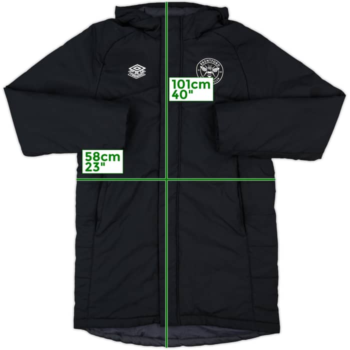 2020-21 Brentford Umbro Padded Bench Coat - 8/10 - (M)