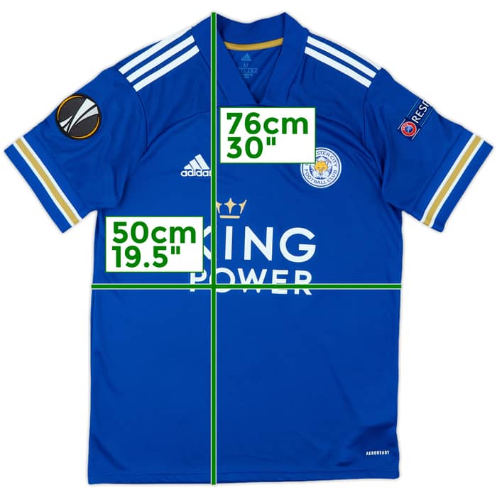 2020-21 Leicester Home Shirt - 8/10 - (M)