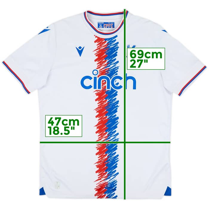 2022-23 Crystal Palace Away Shirt - 9/10 - (XL.Boys)