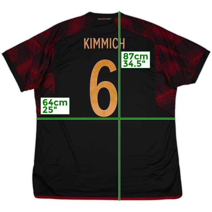 2022-23 Germany Away Shirt Kimmich #6 - 10/10 - (XXL)