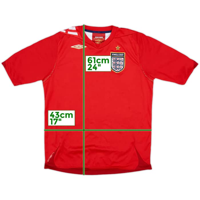 2006-08 England Away Shirt - 9/10 - (L.Boys)