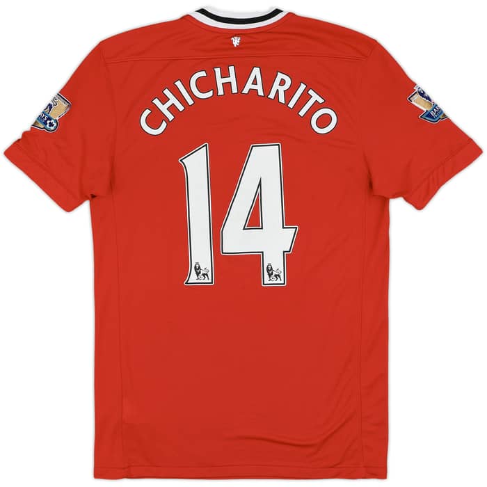 2011-12 Manchester United Home Shirt Chicharito #14 - 6/10 - (M)