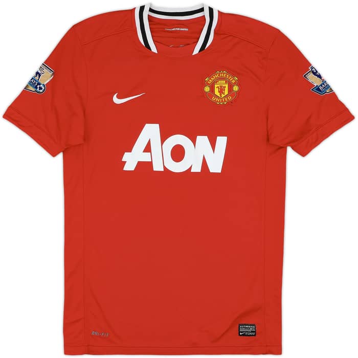 2011-12 Manchester United Home Shirt Chicharito #14 - 6/10 - (M)