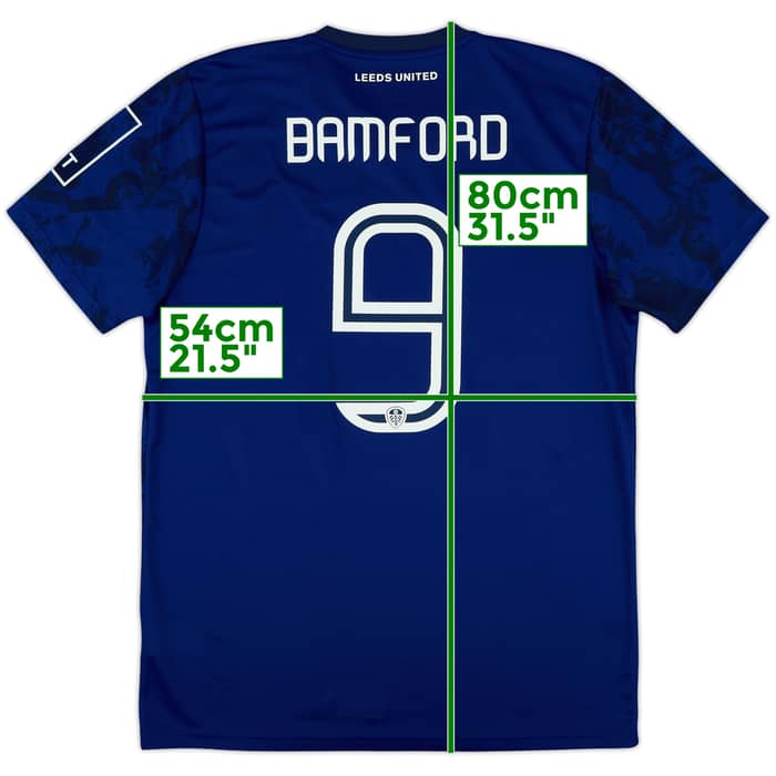 2021-22 Leeds United Away Shirt Bamford #9 - 10/10 - (L)