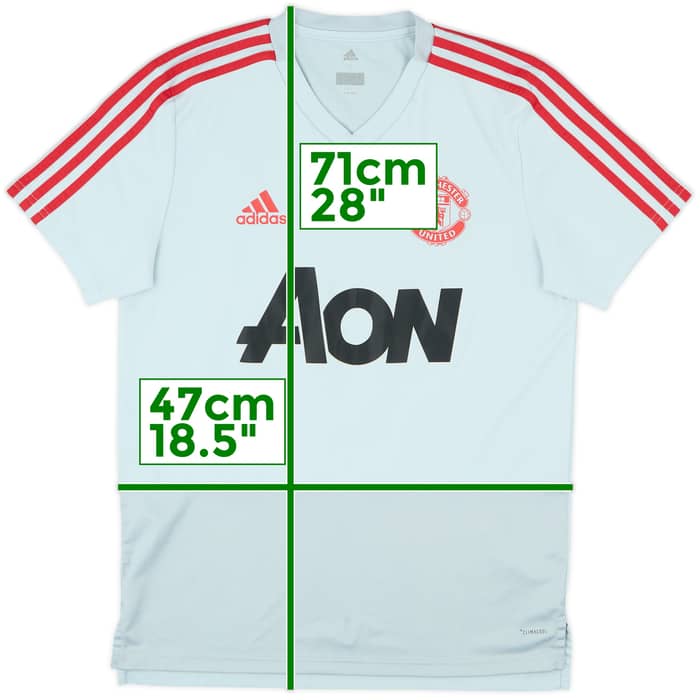 2018-19 Manchester United adidas Training Shirt - 8/10 - (S)