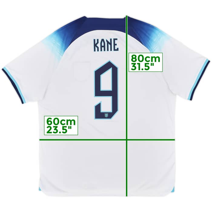 2022-23 England Home Shirt Kane #9 - 8/10 - (XL)