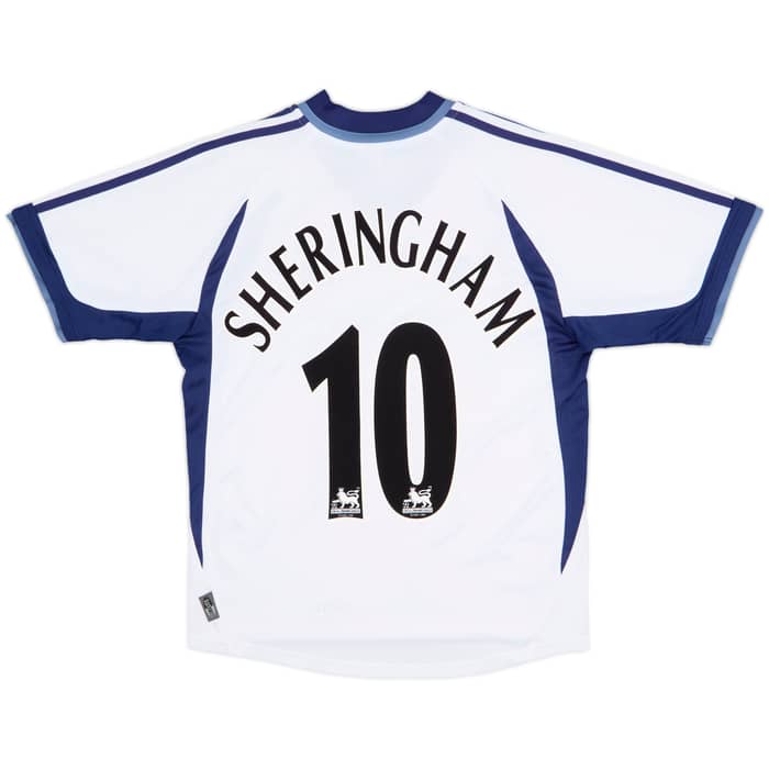2001-02 Tottenham Home Shirt Sheringham #10 - 8/10 - (S)
