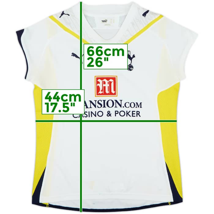 2009-10 Tottenham Home Shirt - 8/10 - (Women's M)