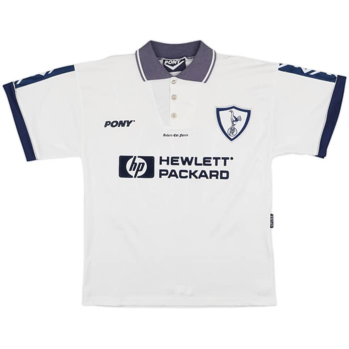 1995-97 Tottenham Home Shirt Sheringham #10 - 7/10 - (M)