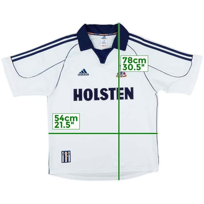 1999-01 Tottenham Home Shirt Ginola #14 - 8/10 - (M)