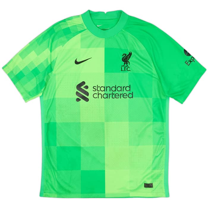 2021-22 Liverpool GK S/S Shirt - 7/10 - (L)