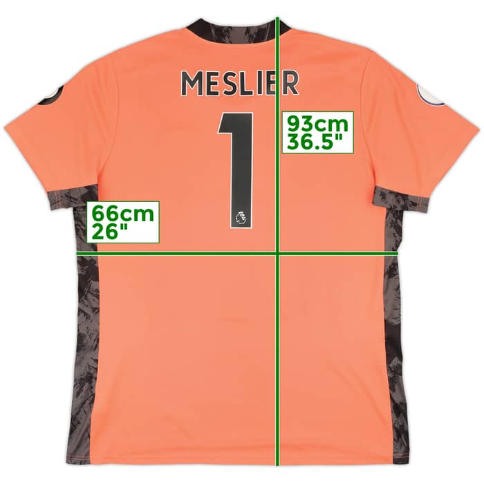2020-21 Leeds United GK S/S Shirt Meslier #1 - 7/10 - (XXL)