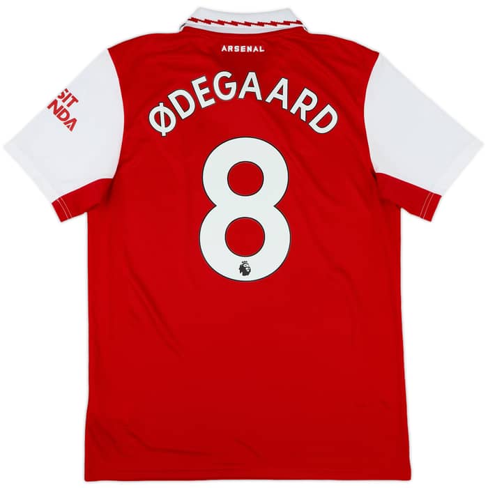 2022-23 Arsenal Home Shirt Odegaard #8 - 9/10 - (M)