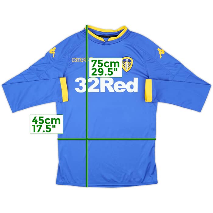 2016-17 Leeds United Away L/S Shirt - 8/10 - (S)
