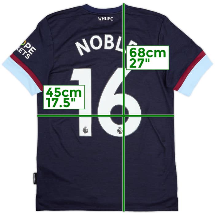 2021-22 West Ham Third Shirt Noble #16 - 10/10 - (S)