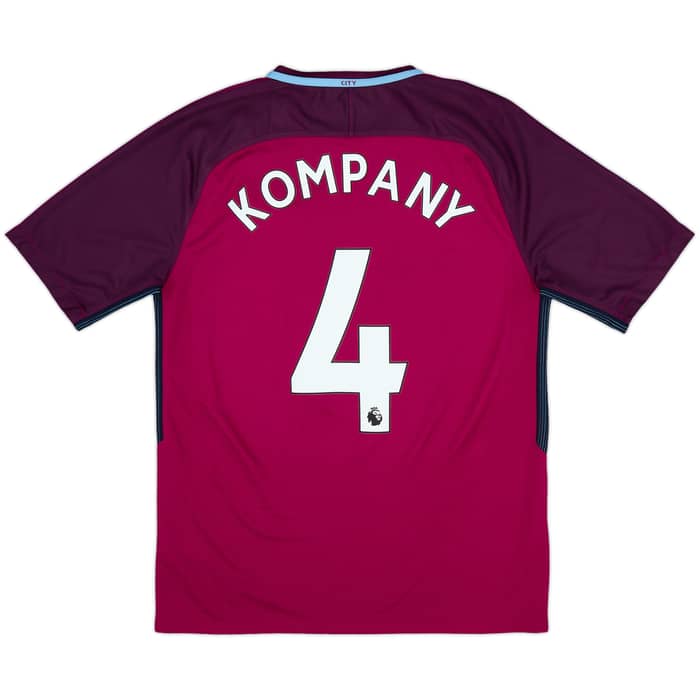 2017-18 Manchester City Away Shirt Kompany #4 - 8/10 - (M)