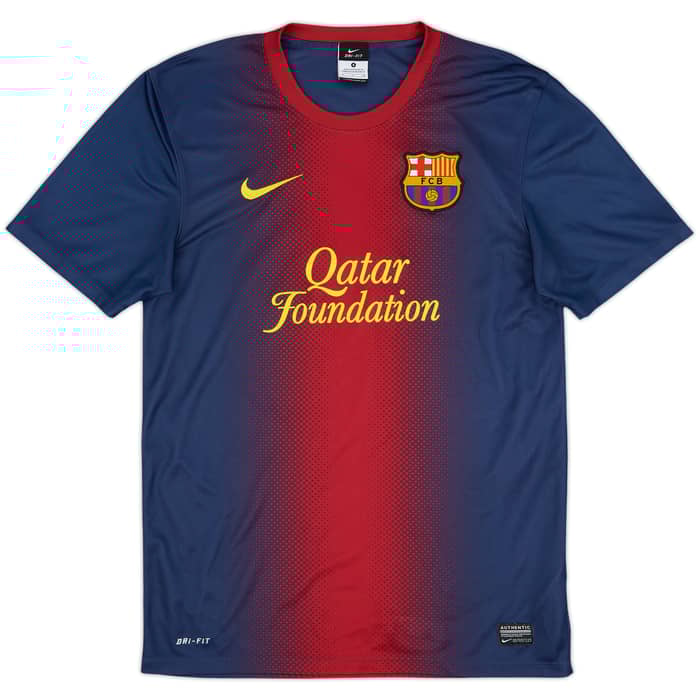 2012-13 Barcelona Basic Home Shirt Messi #10 - 7/10 - (S)