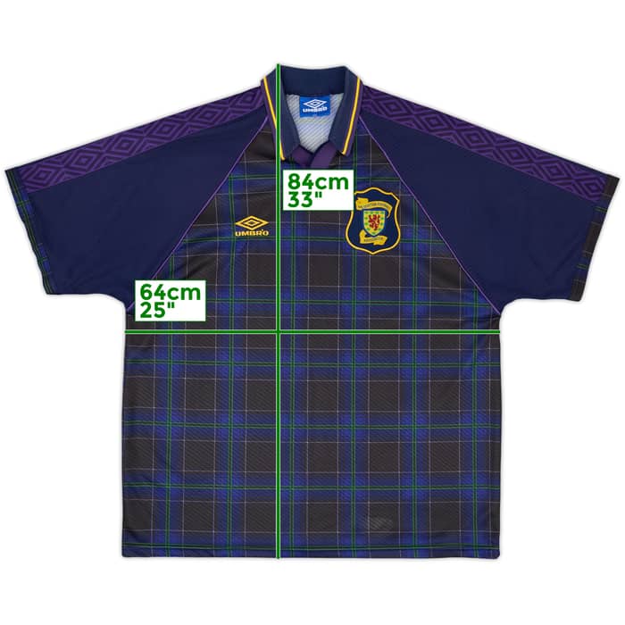 1994-96 Scotland Home Shirt - 8/10 - (XXL)