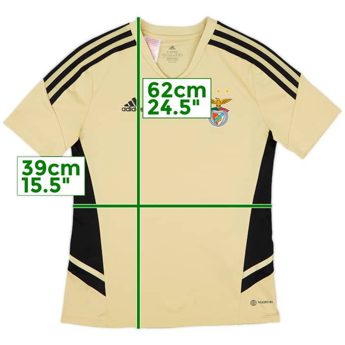 2022-23 Benfica adidas Training Shirt - 10/10 - (M.Boys)