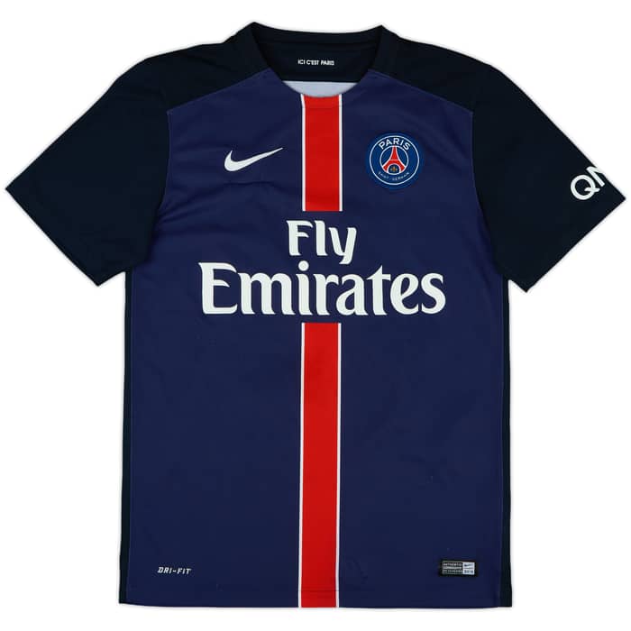 2015-16 Paris Saint-Germain Home Shirt Veratti #6 - 7/10 - (S)