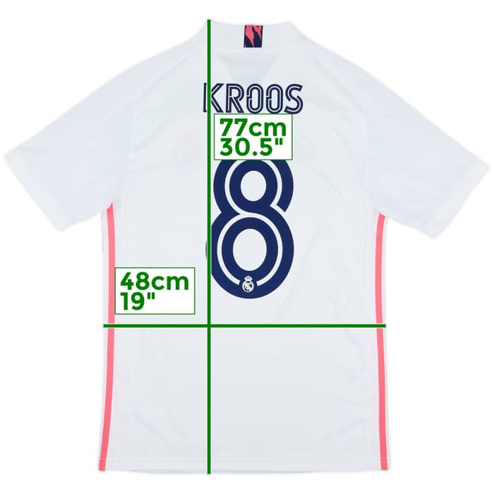 2020-21 Real Madrid Home Shirt Kroos #8 - 10/10 - (S)