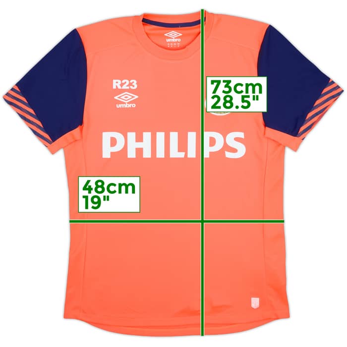 2015-16 PSV Umbro Reserves Player Issue Training Shirt #23 - 10/10 - (M)