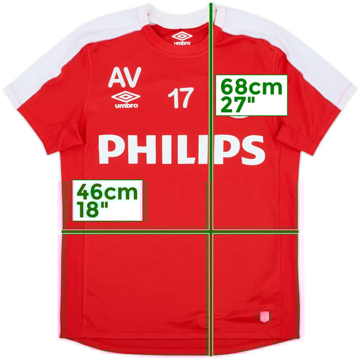 2014-15 PSV Women's Academy Player Issue Umbro Training Shirt #17 - 7/10 - (S)