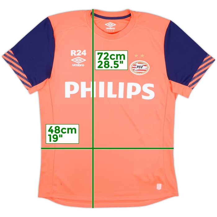 2015-16 PSV Reserves Player Issue Umbro Training Shirt #24 - 7/10 - (M)